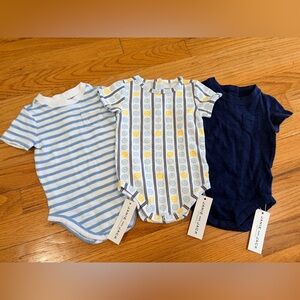 Janie and jack baby boy onesies